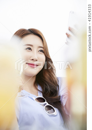 Summer vacation, vacation, young woman Summer vacation, vacation, young woman 41914333