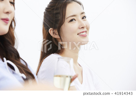 Summer vacation, vacation, young woman 41914343