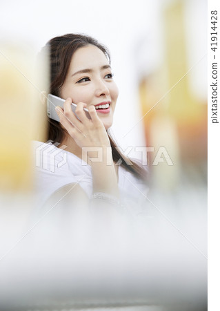 Summer vacation, vacation, young woman Summer vacation, vacation, young woman 41914428