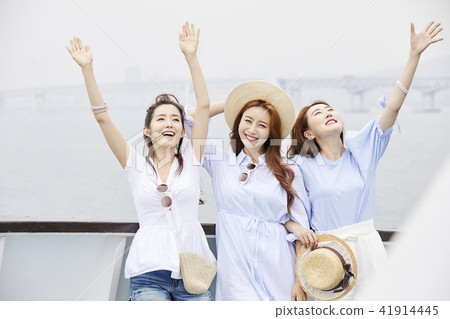 暑假，旅遊，度假，年輕女子 41914445