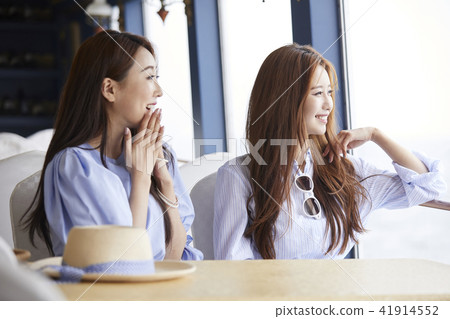 暑假，旅遊，度假，年輕女子 41914552