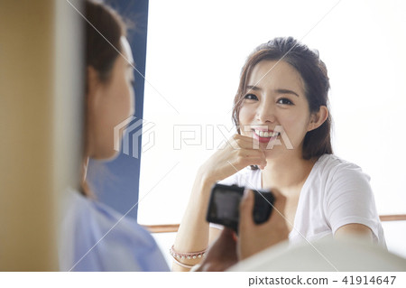 Summer vacation, travel, vacation, young woman Summer vacation, travel, vacation, young woman 41914647