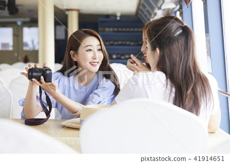 暑假，旅遊，度假，年輕女子 41914651