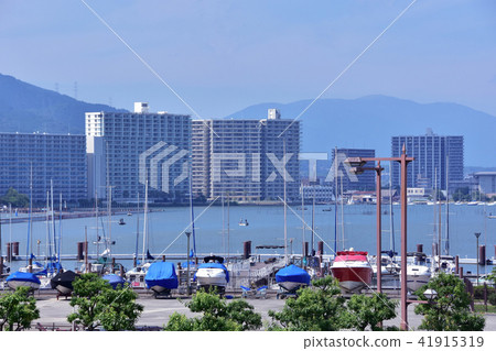 大津市城市景觀[大津碼頭] 41915319