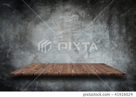 Empty top of natural stone shelves and stone wall background Empty top of natural stone shelves and stone wall background 41916024