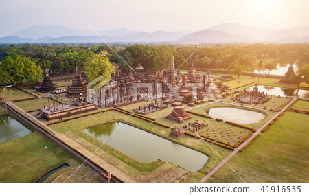Sukhothai Historical Park in Sukhothai province Northern of Thailand. Sukhothai Historical Park in Sukhothai province Northern of Thailand. 41916535