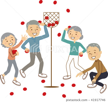 Elderly Ball Putting Red Stock Illustration 41917746 PIXTA