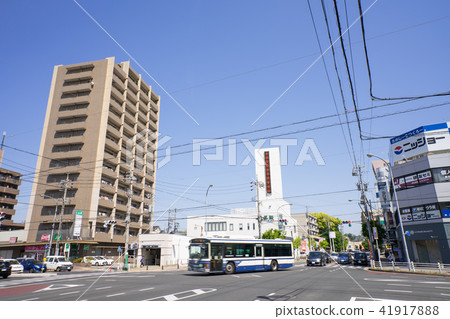 名古屋市天王區都市風景，浪波十字路口，浪波站2號出口 41917888