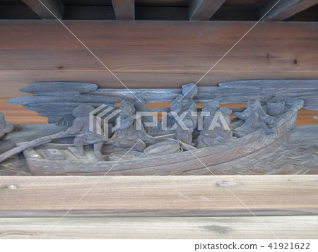 Tsukuda Sumiyoshi Shrine的盆地建築（Tsukuda的交接/ Ishikawajima燈塔）的雕塑 41921622