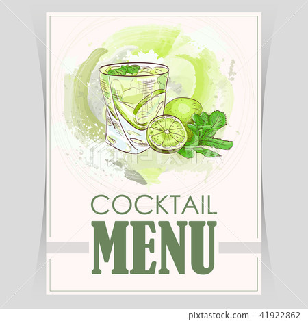 Vector flyer, cover menu 41922862