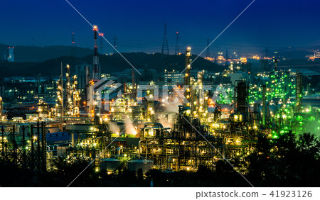 工廠的夜景 工廠的夜景 41923126