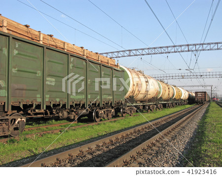 Cargo transportation by rail Cargo transportation by rail 41923416