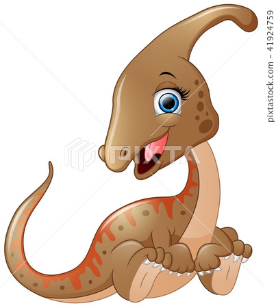 A Happy Cartoon Dinosaur Jumping And Smiling. Royalty Free SVG, Cliparts,  Vectors, and Stock Illustration. Image 26468966.