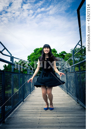亞洲台灣台南安平樹屋女生女性人像 41925514