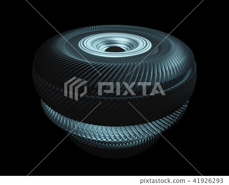 Concept of futuristic sound speaker isolated 41926293