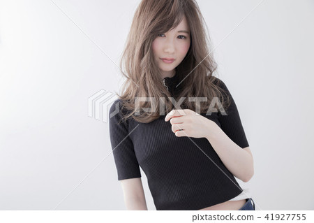 Straight Long Hair Japanese Hair Style 41927755