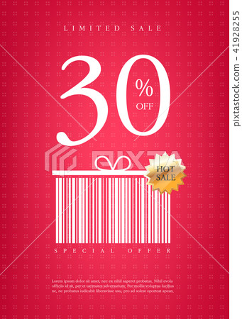 Barcode shopping popup Barcode shopping popup 41928255
