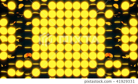 Abstract background with rows of many yellow turning coins, 3d render backdrop, computer generating Abstract background with rows of many yellow turning coins, 3d render backdrop, computer generating 41929331