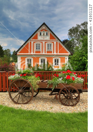 Traditional cottage in Czech republic Traditional cottage in Czech republic 41931127