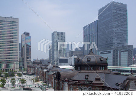 在東京站周圍的城市景觀 41932208