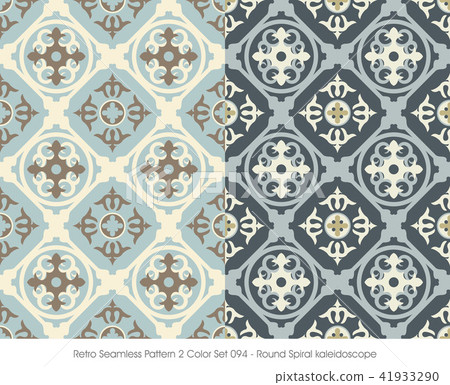 Retro Seamless Pattern 2 color set background Retro Seamless Pattern 2 color set background 41933290