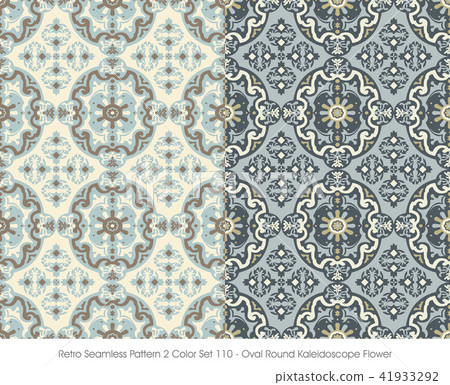 Retro Seamless Pattern 2 color set background Retro Seamless Pattern 2 color set background 41933292