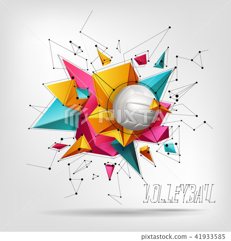 volleyball ball background text volleyball ball background text 41933585