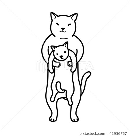 Cat vector icon logo clip art character cartoon 41936767