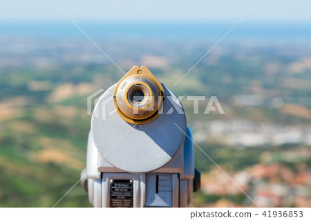 Telesope to view the cityscape. Telesope to view the cityscape. 41936853