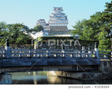 姬路城櫻花橋國寶Himeji城堡Shirasagi城堡世界遺產 41936989