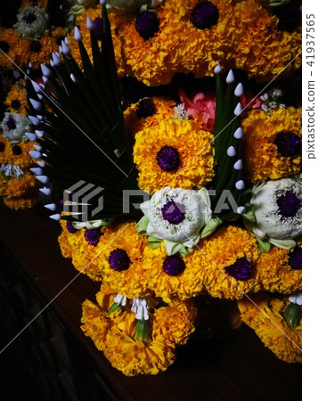 procedure of Buddhist praying from Buddha statue procedure of Buddhist praying from Buddha statue 41937565