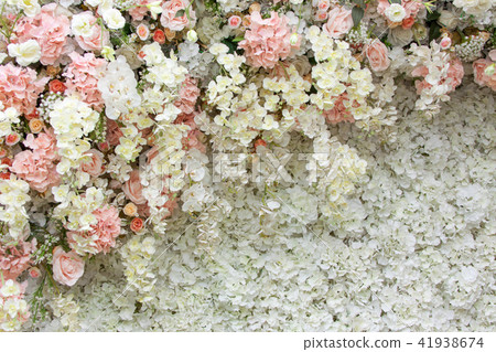 Colorful flower background 41938674