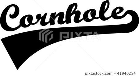 Cornhole retro font Cornhole retro font 41940254