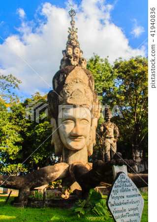 4 faces of Brahma at Sala Keoku 41940836