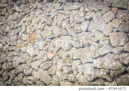 Volcanic stone boundary wall Seongeup Folk Village 41941672