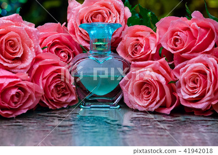 glass perfume bottle smoke studio water drops rose glass perfume bottle smoke studio water drops rose 41942018
