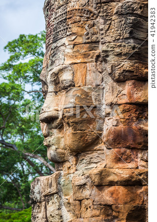 Stone murals and sculptures in Angkor wat Stone murals and sculptures in Angkor wat 41942383