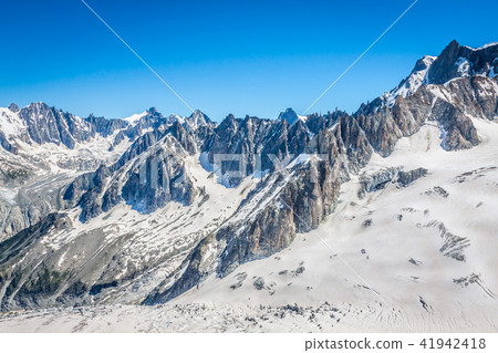 Mont Blanc massif,in the Chamonix mont blanc 41942418