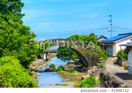 Kanhama Eyeglass Bridge [Okama Town, Unzen city Nagasaki Prefecture] 41946132