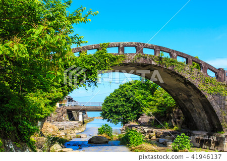 Kanhama Eyeglass Bridge [Okama Town, Unzen city Nagasaki Prefecture] 41946137