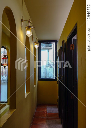 Interior of vintage wooden house Interior of vintage wooden house 41946732