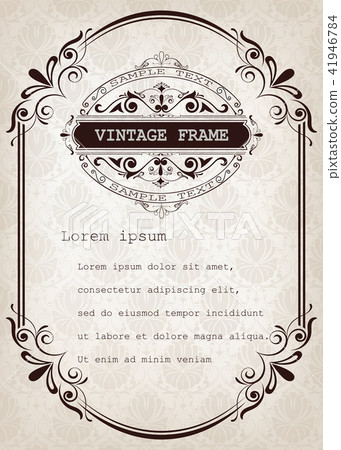 vintage frame vintage frame 41946784