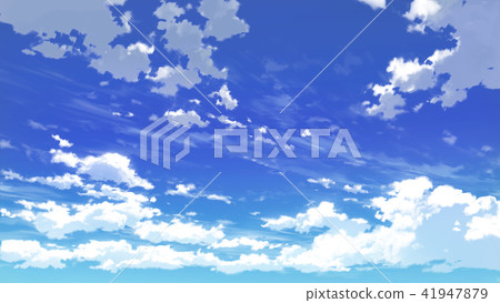  Blue sky and clouds 41947879
