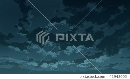 Night sky and clouds 41948003
