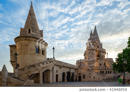 Fisherman's Bastion in Budapest city, Hungary Fisherman's Bastion in Budapest city, Hungary 41948059