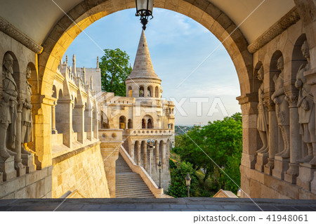 Fisherman's Bastion in Budapest city, Hungary 41948061