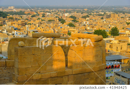Old buildings in Jaisalmer, India Old buildings in Jaisalmer, India 41948425