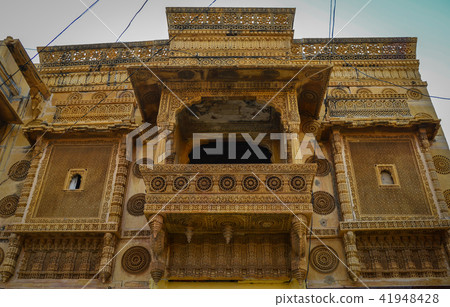 Old buildings in Jaisalmer, India Old buildings in Jaisalmer, India 41948428