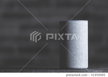 Brick background and smart speaker Brick background and smart speaker 41950995