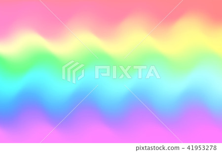 Unicorn rainbow wave background. Mermaid galaxy pattern 41953278